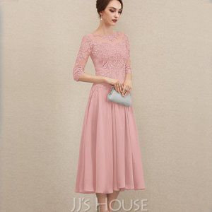 JJ's House Dress NWT Blush Pink